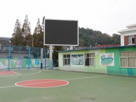 南京江寧實(shí)驗(yàn)小學(xué)P10戶外全彩雙立柱1